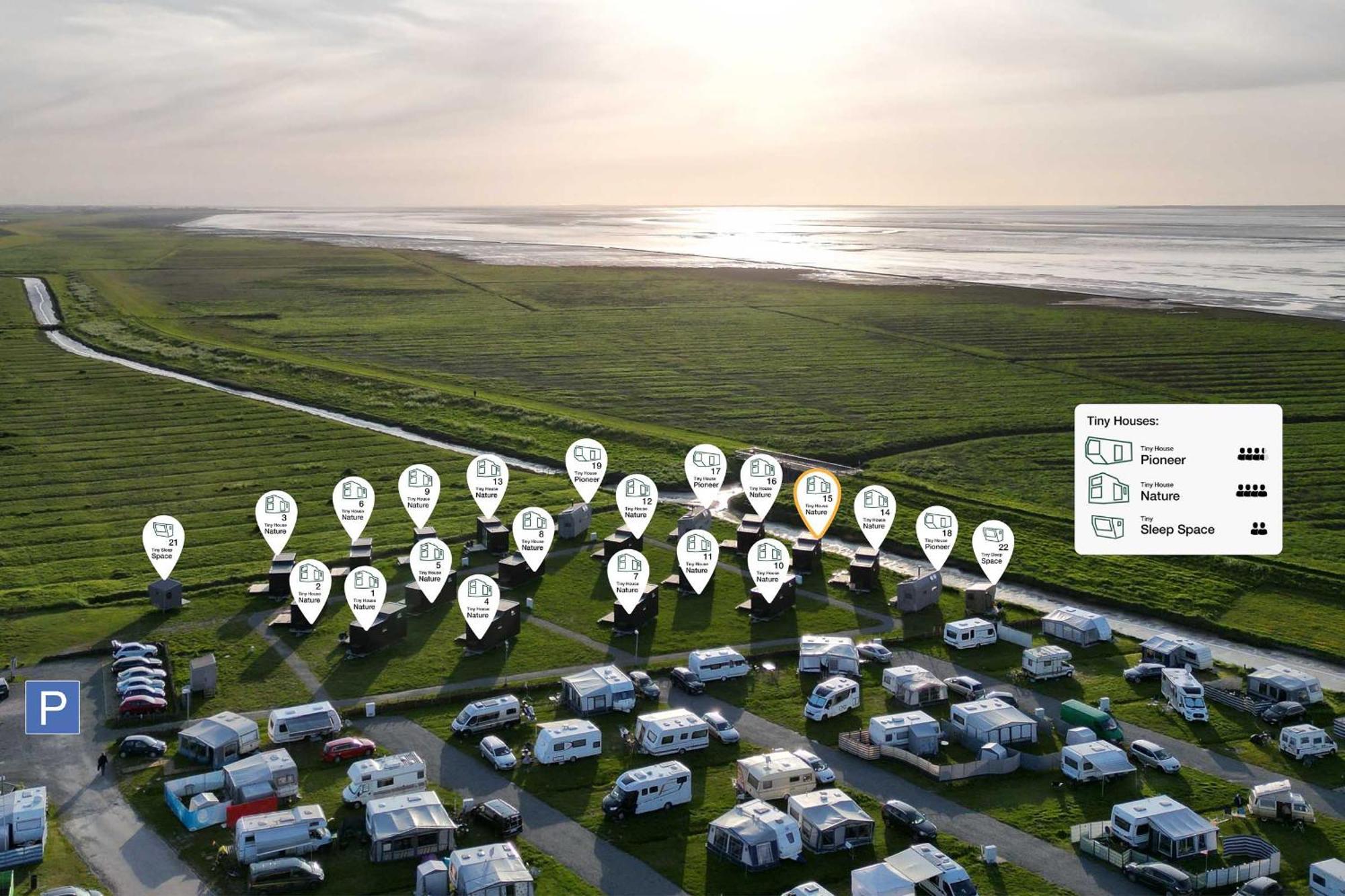 Tiny House Nature 15 Zur Meerseite - Green Tiny Village Harlesiel Carolinensiel Luaran gambar